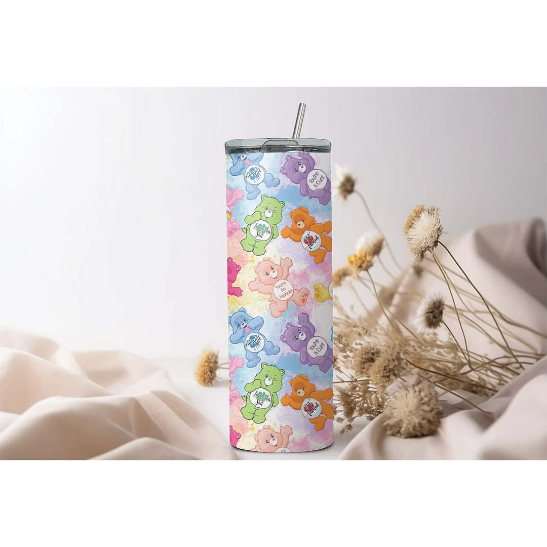 Sweary Care Bear 20oz Skinny Tumbler