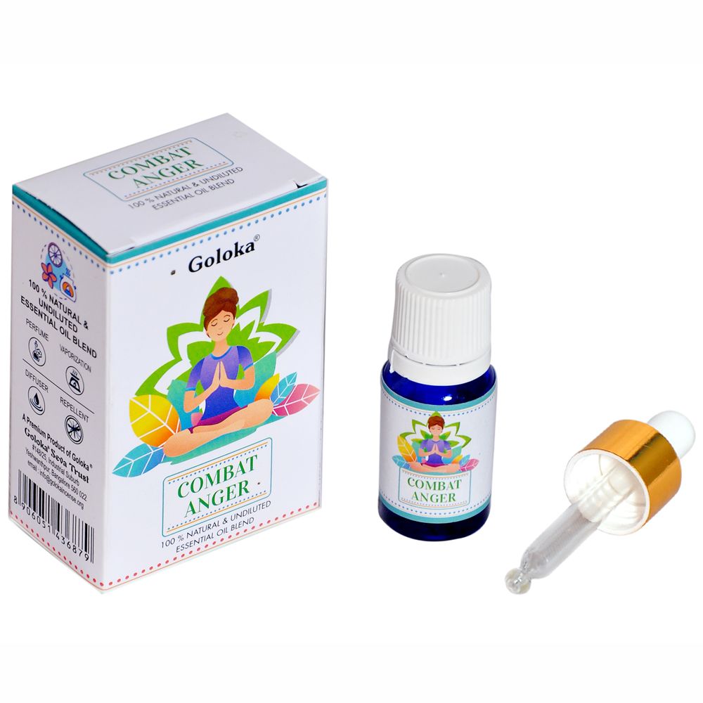 GOLOKA ESSENTIAL OIL BLEND -Combat Anger 10ml