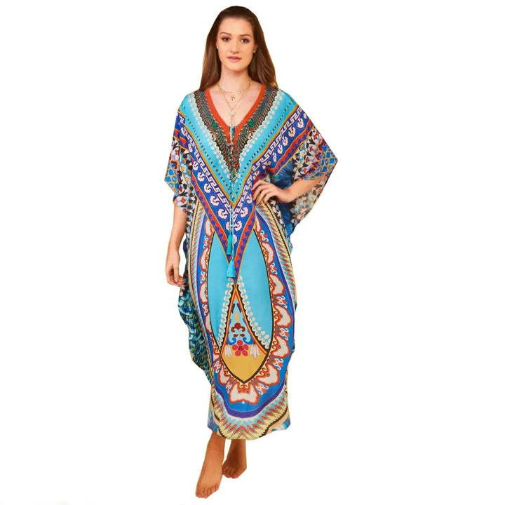 Plus Size Bohoemian Kimono Cover Ups