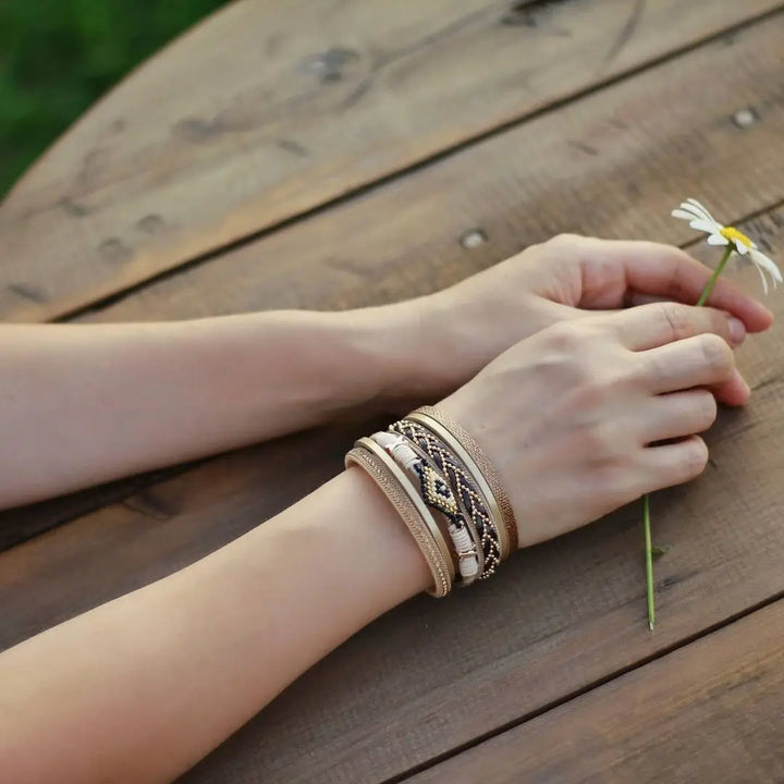 Geometric Cuff Bracelet