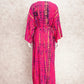 Plus Size Tie dye Striped Cover-ups