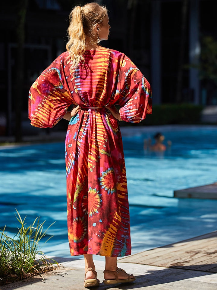 Bohemian Tie Dye Robe