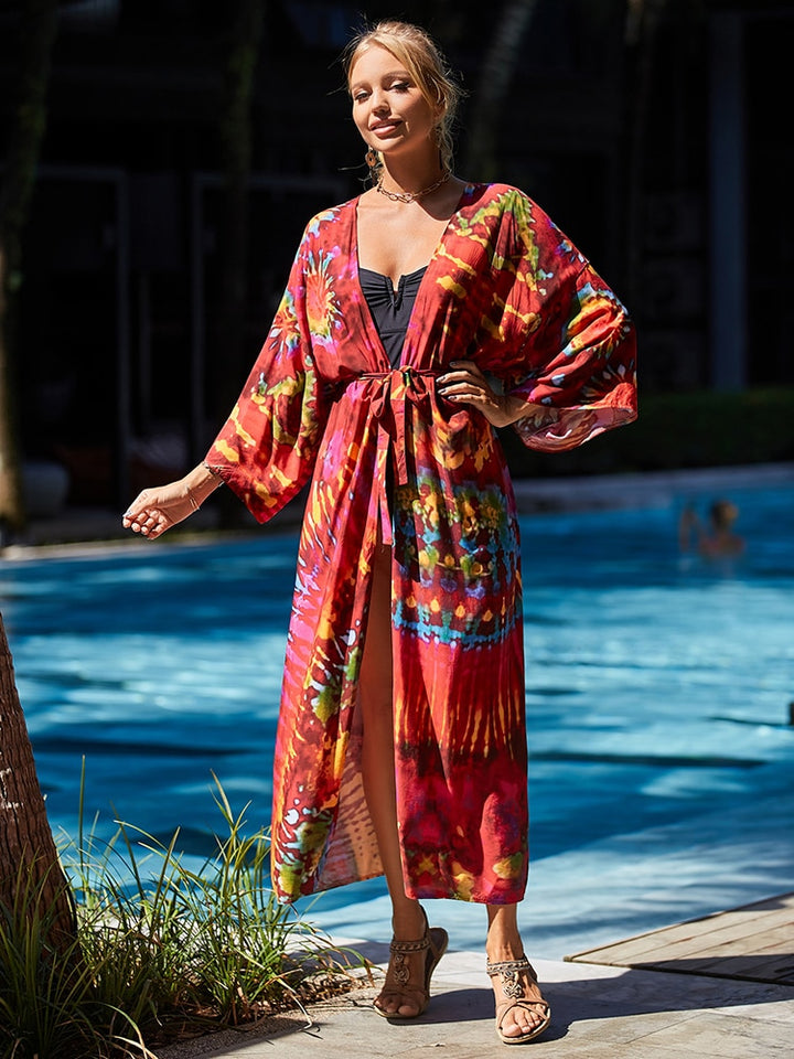 Bohemian Tie Dye Robe