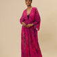 Plus Size Tie dye Striped Cover-ups