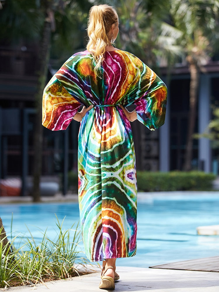 Bohemian Tie Dye Robe