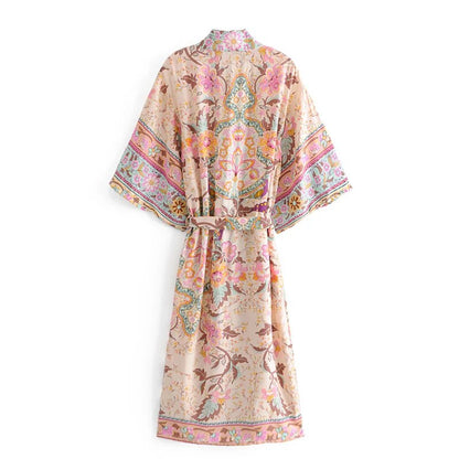 Harmony Earth  Bohemian Kimono