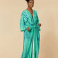 Plus Size Tie dye Striped Cover-ups