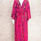 Plus Size Tie dye Striped Cover-ups