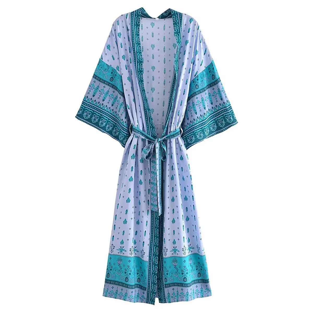 Bohemian Elegance Long Kimono