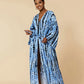 Plus Size Tie dye Striped Cover-ups