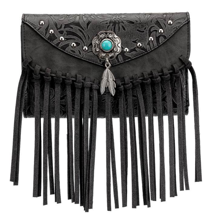 Bohemian Fringe Tassell Clutch Bag