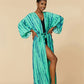 Plus Size Tie dye Striped Cover-ups