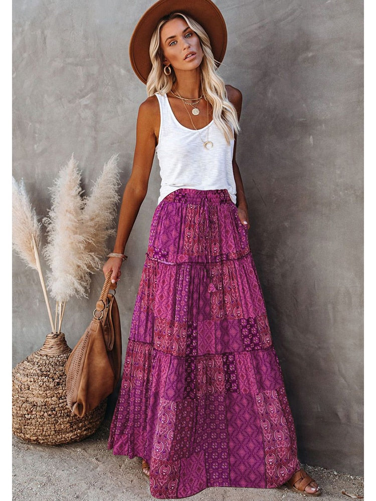 Bohemian Ruffles Skirts