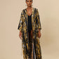Plus Size Tie dye Striped Cover-ups