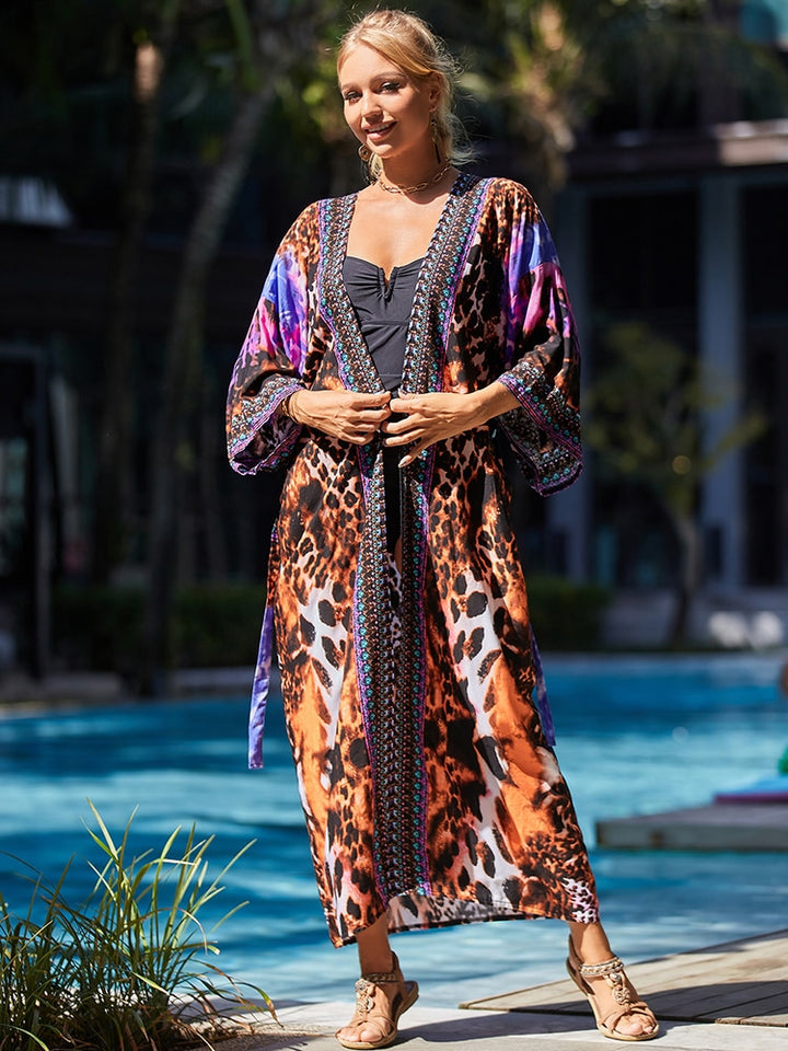 Bohemian Tie Dye Robe