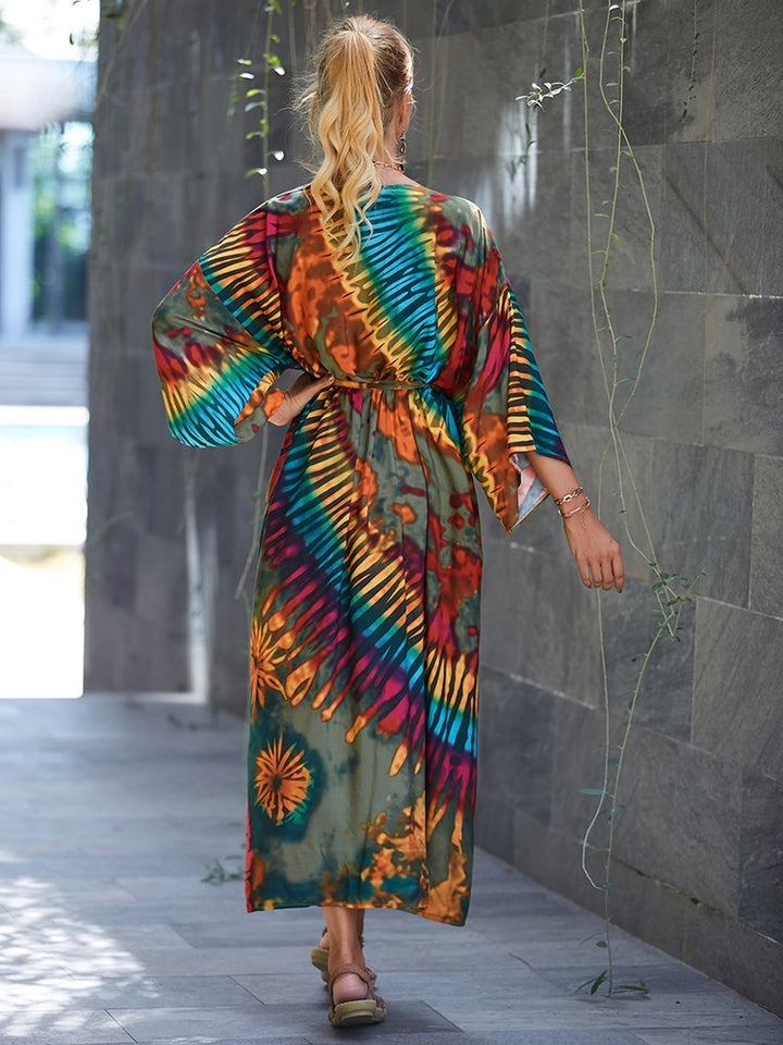 Bohemian Tie Dye Robe