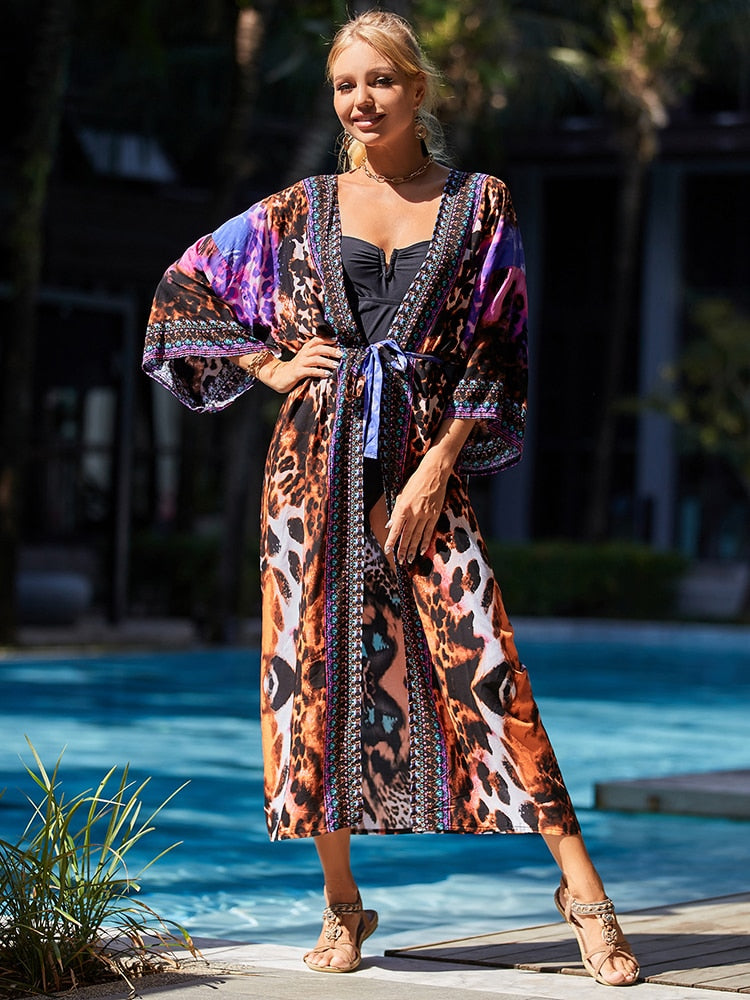 Bohemian Tie Dye Robe