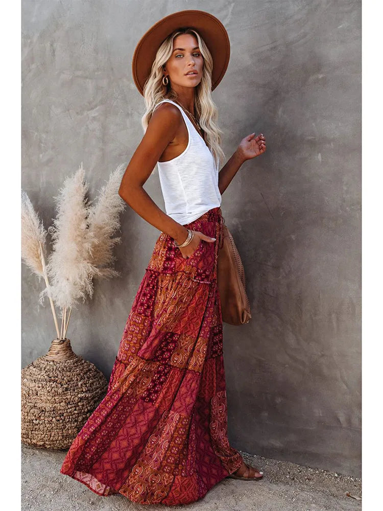 Bohemian Ruffles Skirts