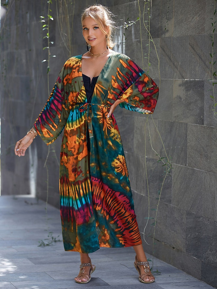 Bohemian Tie Dye Robe