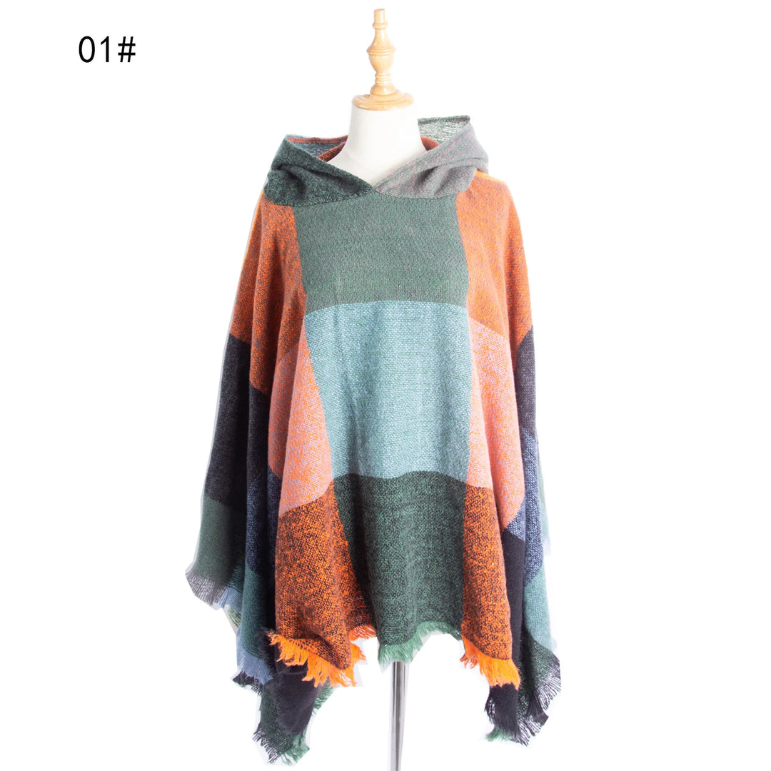 Hooded Pullover Ponchos