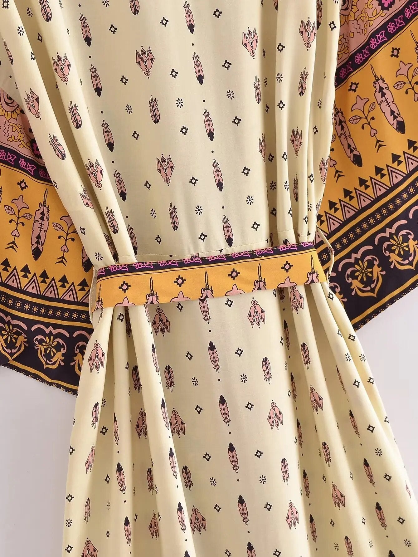Bohemian Elegance Long Kimono