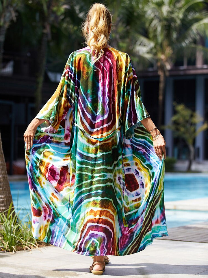 Bohemian Tie Dye Robe