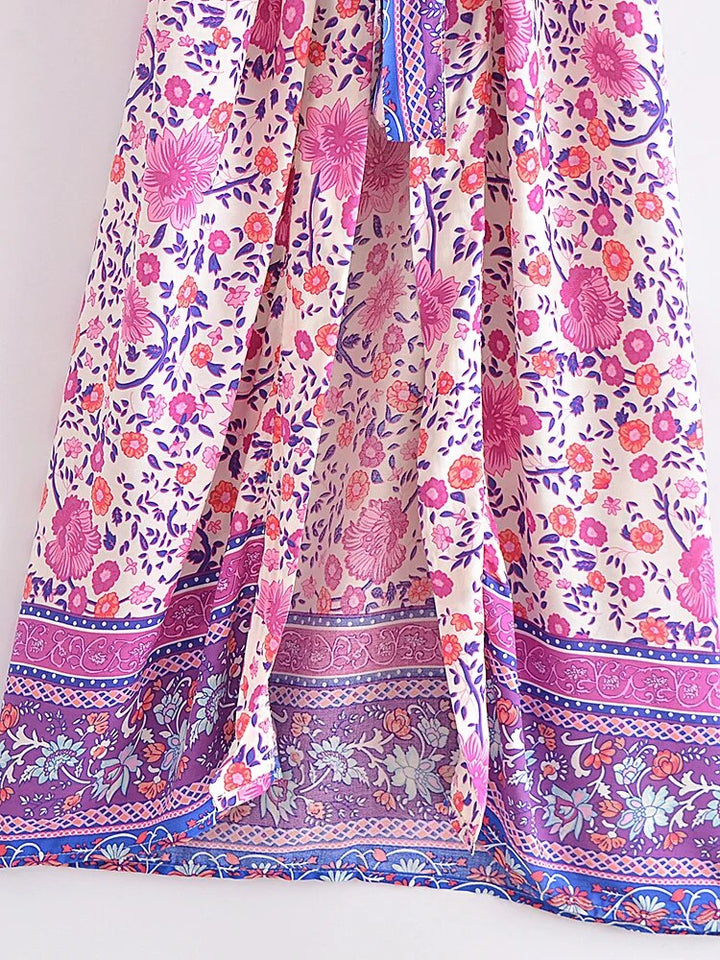 Soft Rose & Lavender Bohemian Kimono