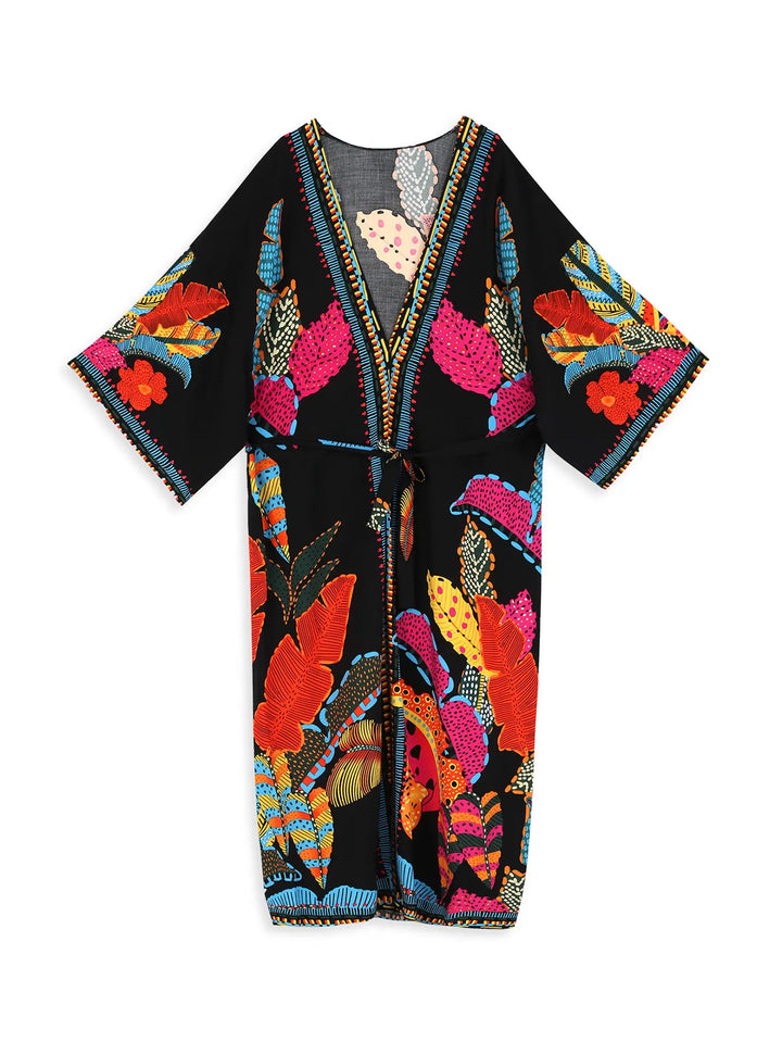 Harmony Drift Batwing Kimono