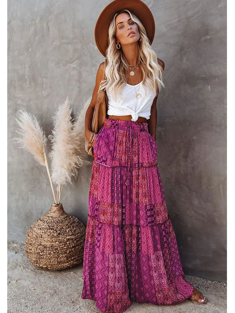 Bohemian Ruffles Skirts