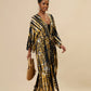 Plus Size Tie dye Striped Cover-ups