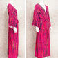 Plus Size Tie dye Striped Cover-ups