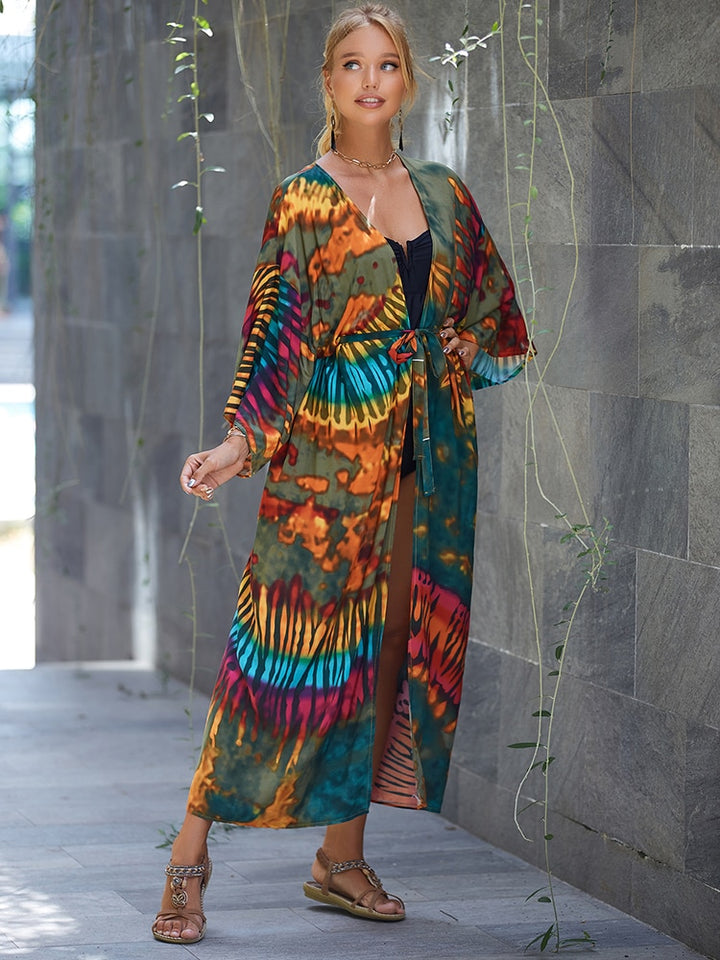 Bohemian Tie Dye Robe