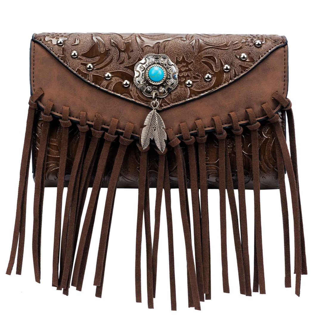 Bohemian Fringe Tassell Clutch Bag