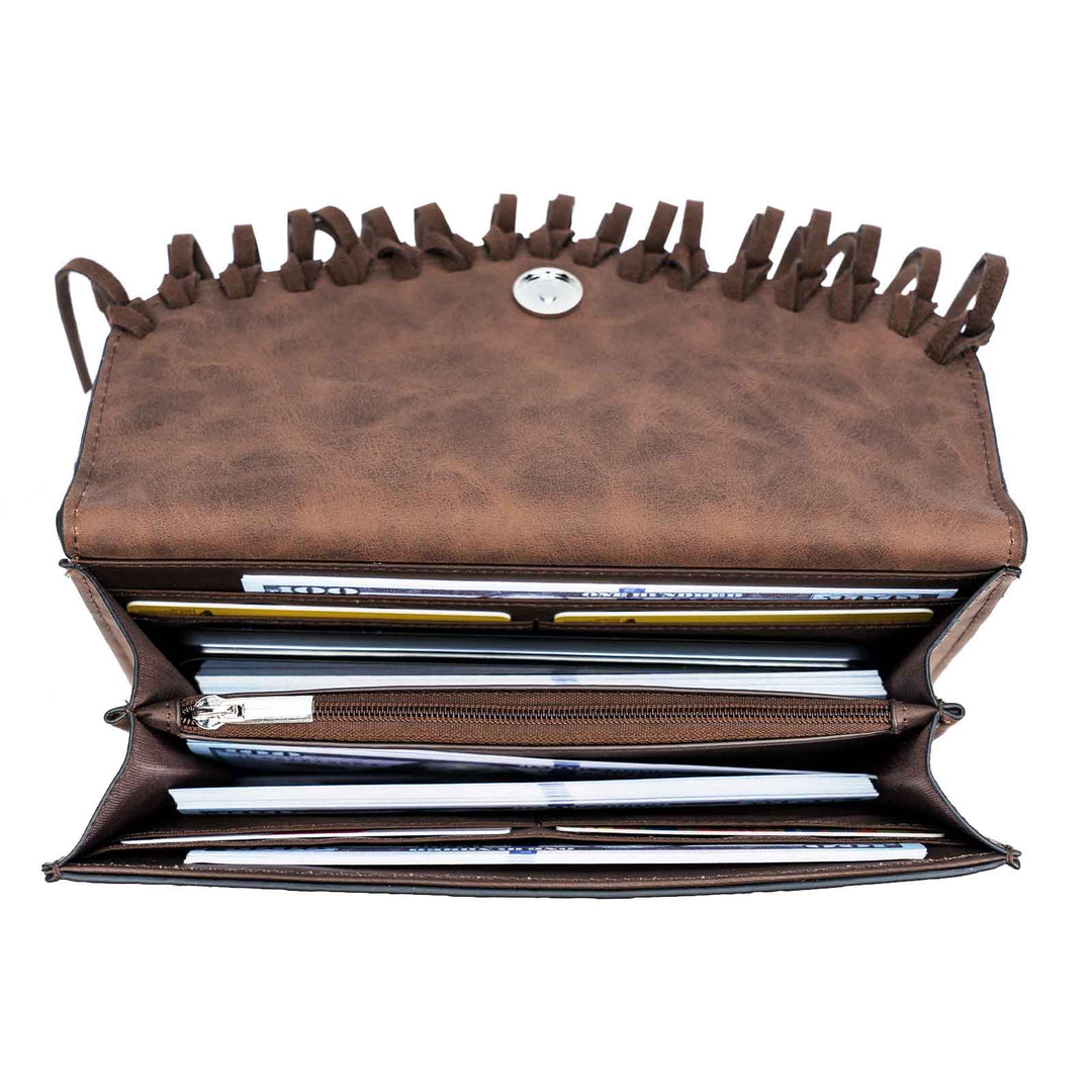 Bohemian Fringe Tassell Clutch Bag