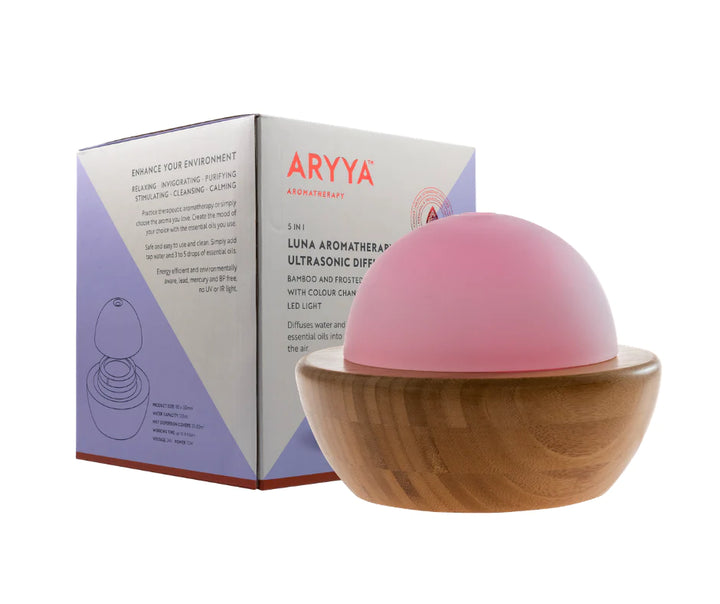 Aryya Aromatherapy Ultrasonic Bamboo Diffuser LUNA