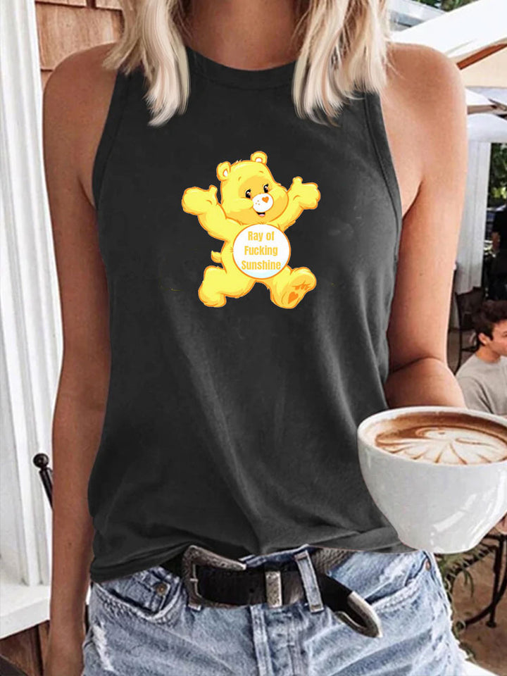 Ray of F*cking Sunshine Care Bear Tank Top