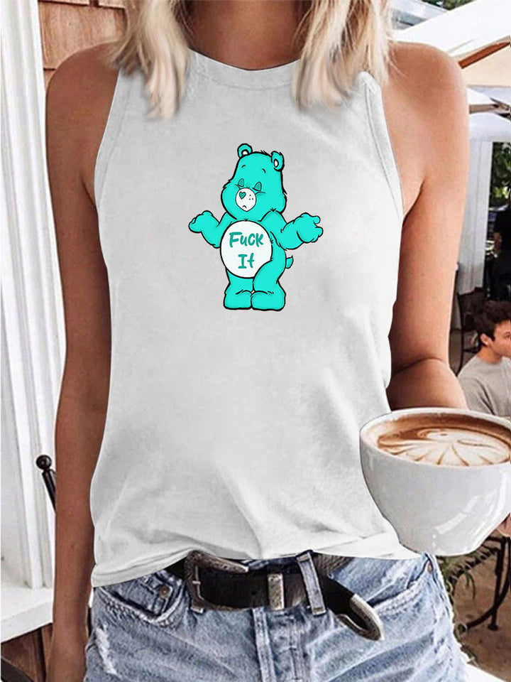 F*ck It Sweary Care Bear Tank Top