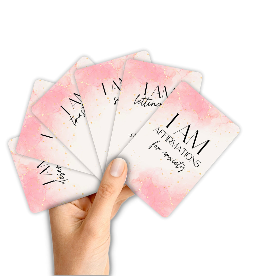 I AM Affirmations for Anxiety Cards