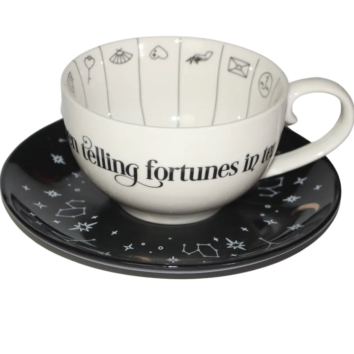 FORTUNE TELLING CERAMIC TEACUP