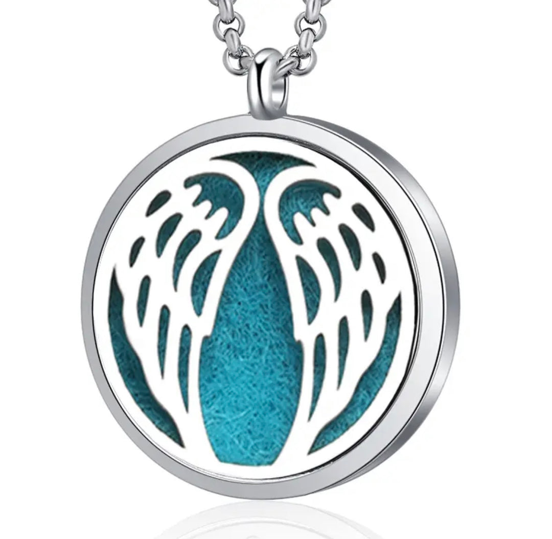 Angel Wings Aromatherapy Necklace