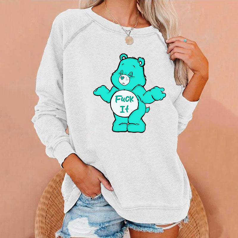 Sweary Care Bear Sweatshirts- F*ck It