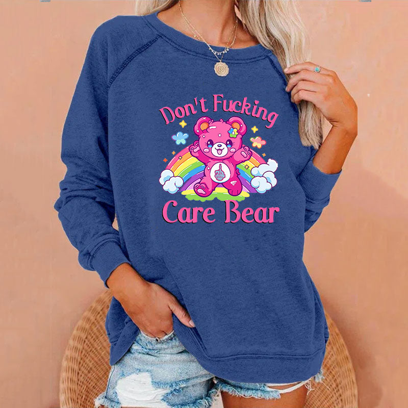 Don’t F*cking Care Bear Sweatshirts