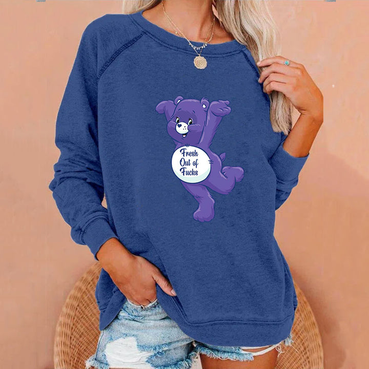 Sweary Care Bear Sweatshirts- Zero F*cks Given