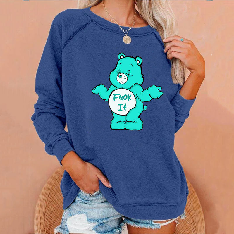 Sweary Care Bear Sweatshirts- F*ck It