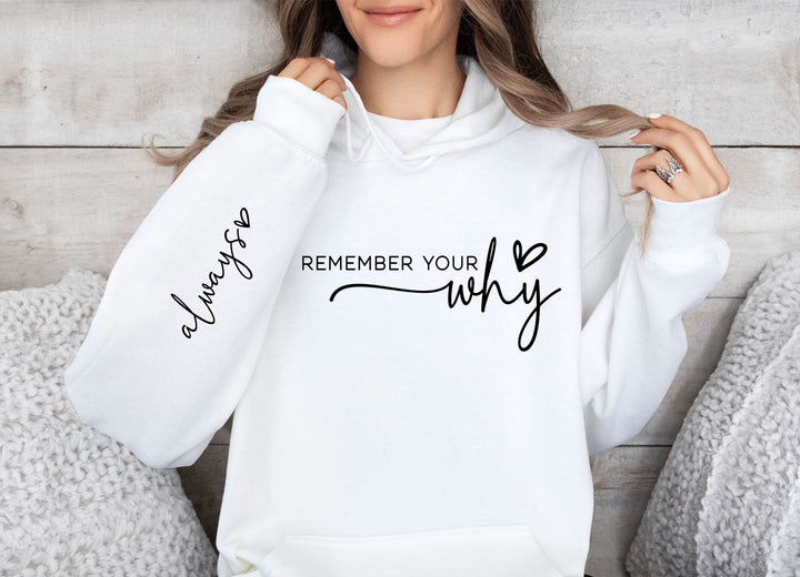 Remember Your Why Hooded Jumper