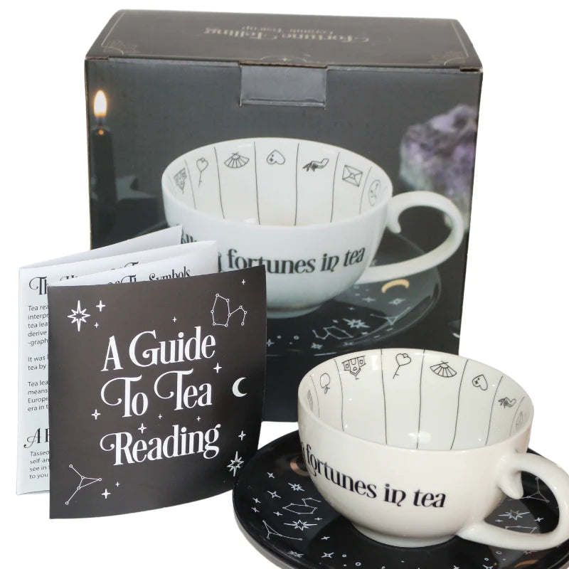 FORTUNE TELLING CERAMIC TEACUP