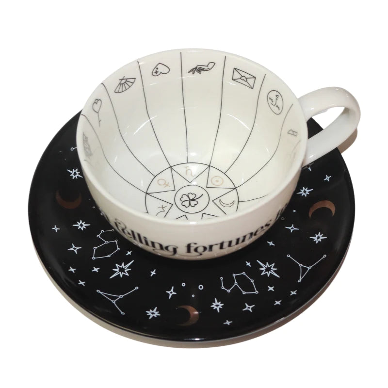 FORTUNE TELLING CERAMIC TEACUP