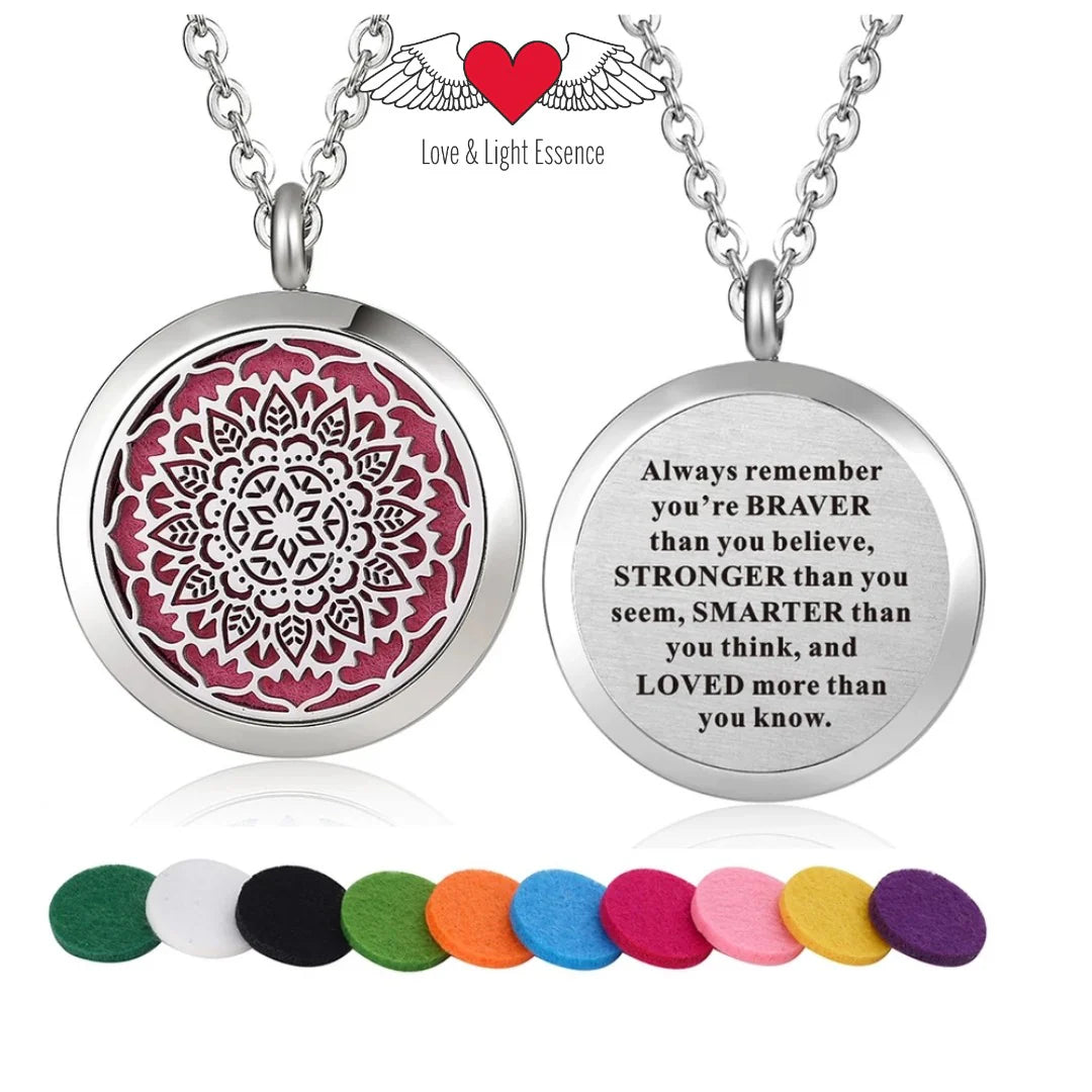 Braver than you think Aromatherapy Necklace