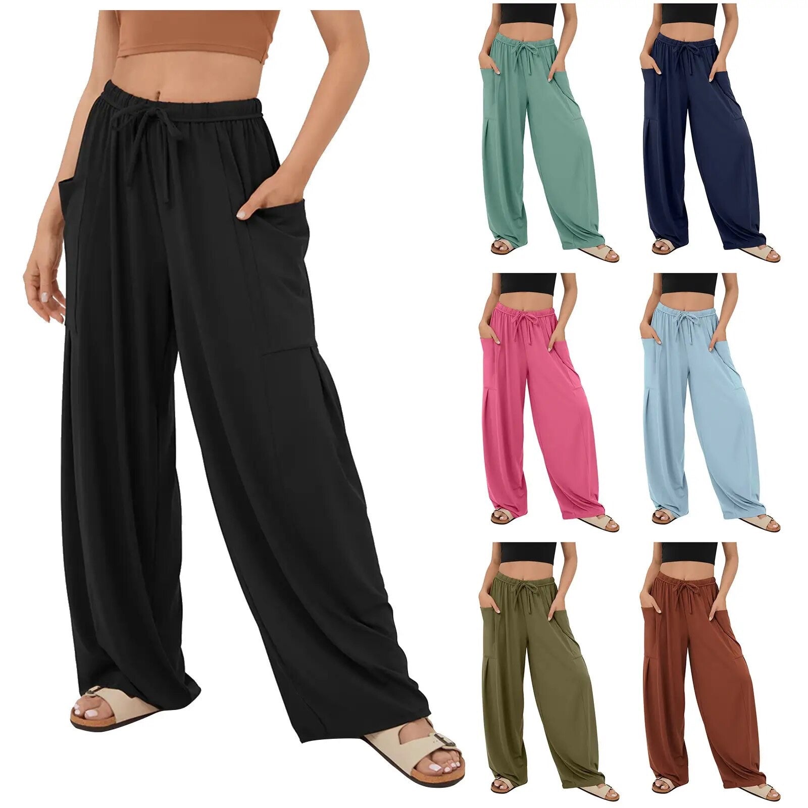 Casual Comfort Wide Leg Pants – The Essential Living Warehouse
