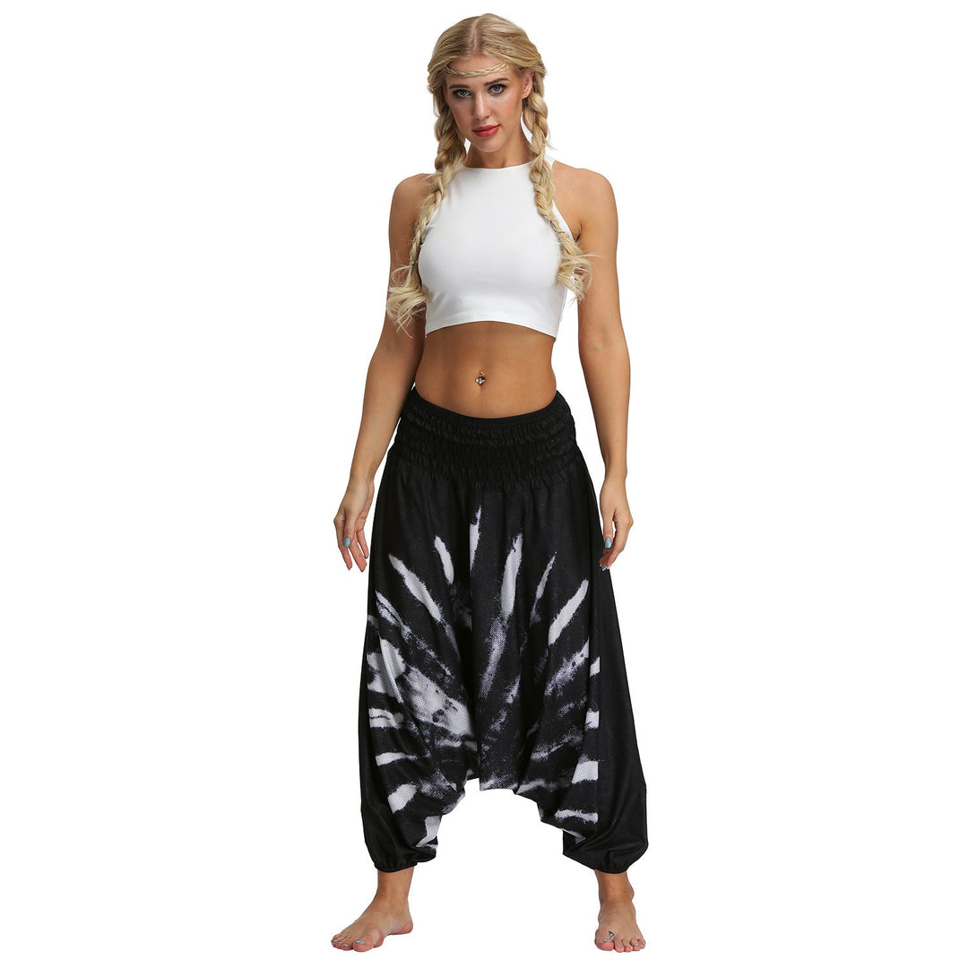 Tie Dye Harem Yoga Pants- One Size